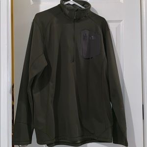 North face quarter zip pull over